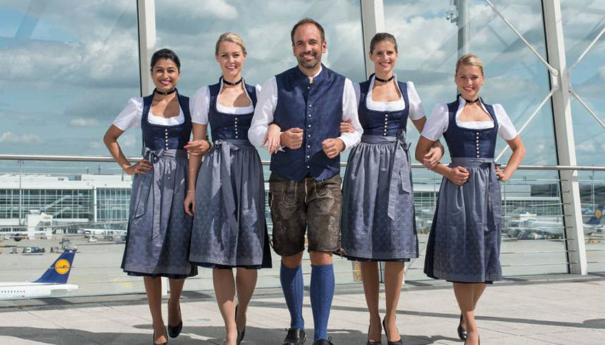 Oktoberfest on Lufthansa flights